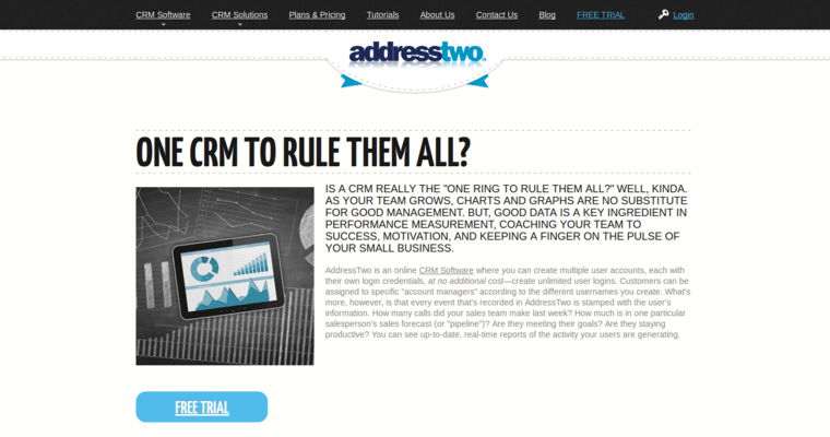 Team page of #20 Best CRM Application: AddressTwo