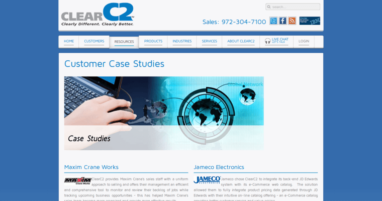 Company page of #17 Best Customer Relationship Management Program: Clear C2