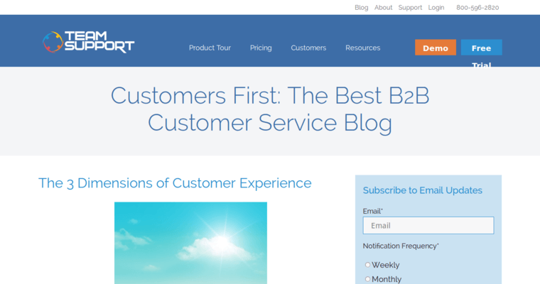 Blog page of #10 Leading Customer Relationship Management Software: TeamSupport