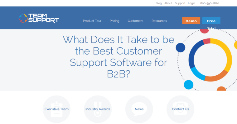 Company page of #10 Best Customer Relationship Management Software: TeamSupport